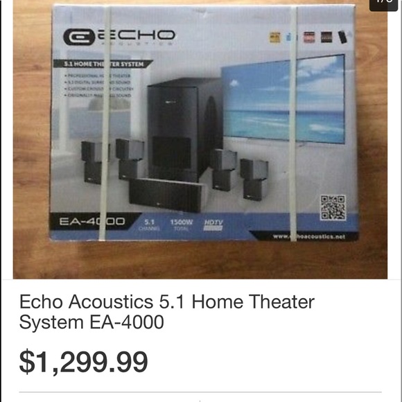 echo 5.1 home theater system